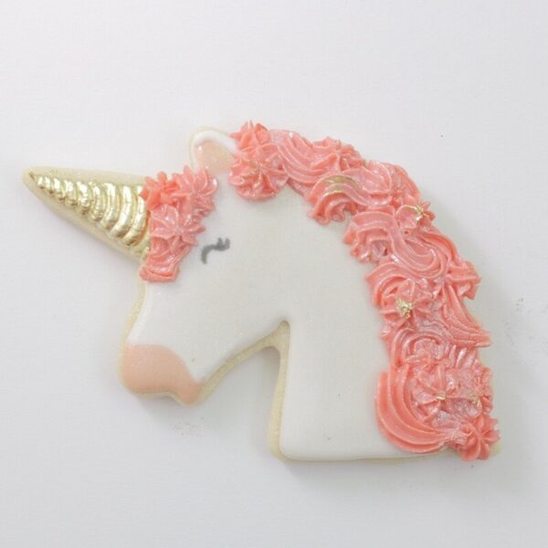 Unicorn Head w/ Mane Cookie Cutter 5" - Image 2