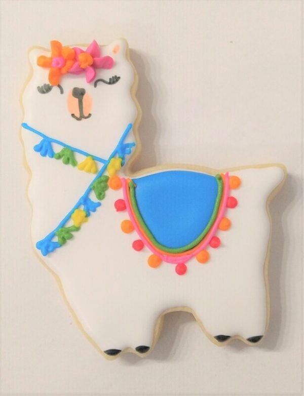 Cute Llama Cookie Cutter 4" - Image 2
