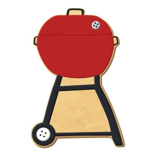 Charcoal Grill Cookie Cutter 3 1/2" - Image 2