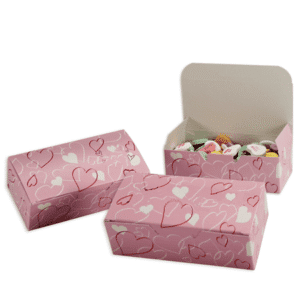 Entangled Hearts 1/2 lb Rectangular Box ~ 25 Count