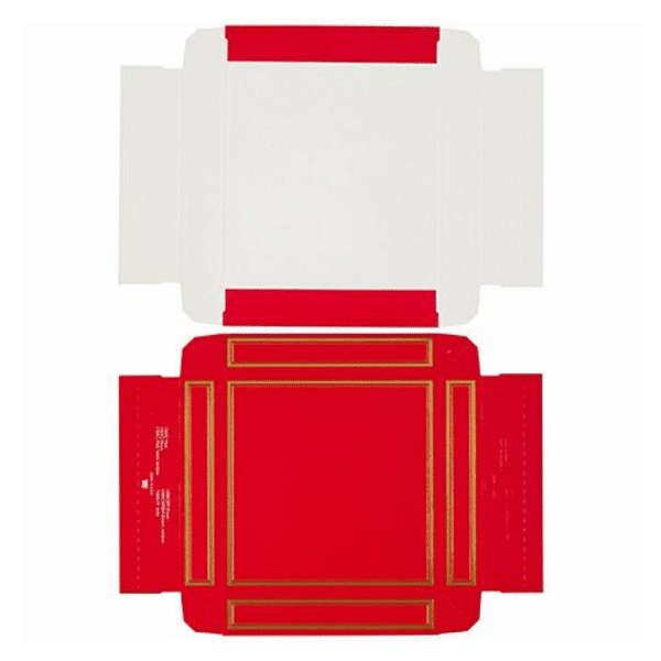 Red 8 oz Square Cover ~ 250 Count - Image 2