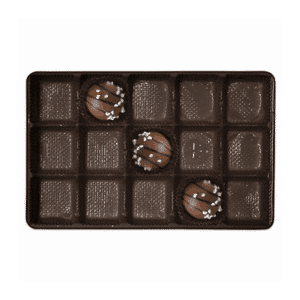 Brown 1/2lb Rectangular Tray ~ 15 Cavities