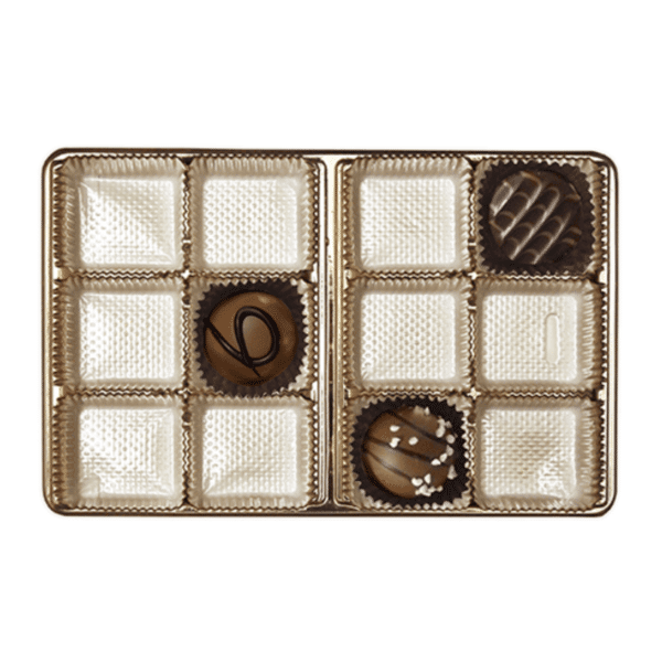 Gold 1/2lb Rectangular Tray ~ 12 Cavities