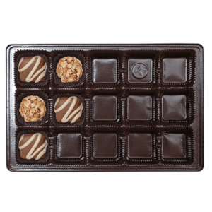 Brown 1lb Rectangular Tray ~ 15 Cavities