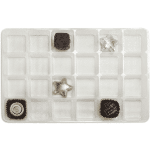 Candy Tray Clear for Advent Boxes~ 24 Cavities
