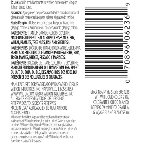 Wilton White-White Gel Food Coloring - Image 2