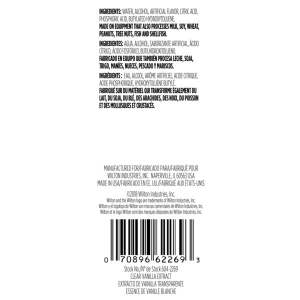 Wilton Clear Vanilla Extract, 8 oz - Image 2