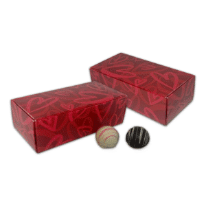 1/2 lb Modern Hearts 2 Layer Box ~ 25 Count