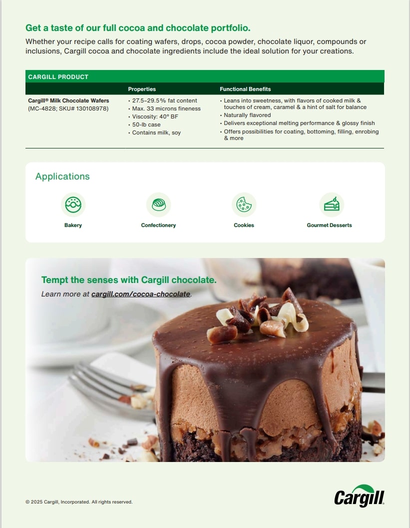 MC-4828 Milk Chocolate Wafer ~ 50 lb Case - Image 3