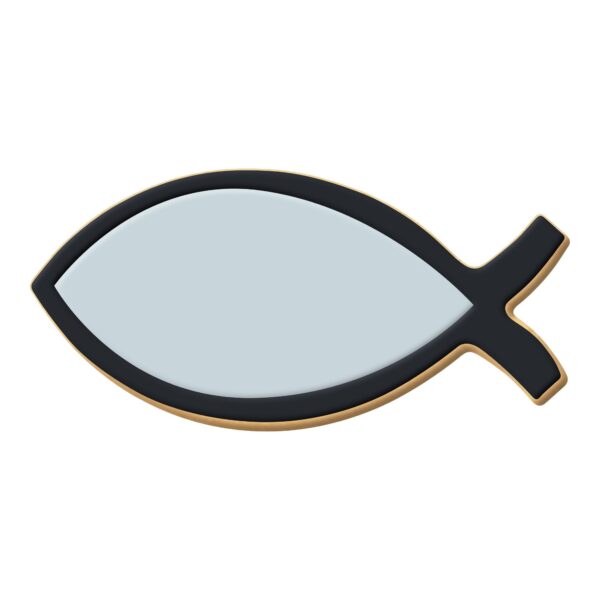 Religious Fish Cookie Cutter 4-3/4" - Image 2