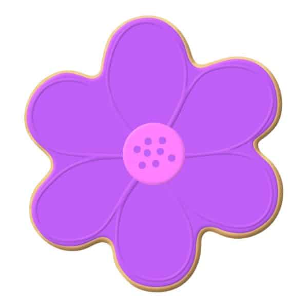 Scallop Flower Cookie Cutter 2-1/4" - Image 2