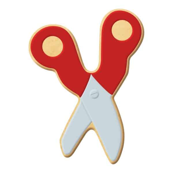 Scissors Cookie Cutter 3" - Image 2