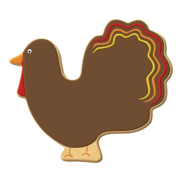 Turkey Cookie Cutter 3-1/2" - Image 2