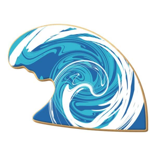 Wave Cookie Cutter 4 1/2" - Image 2